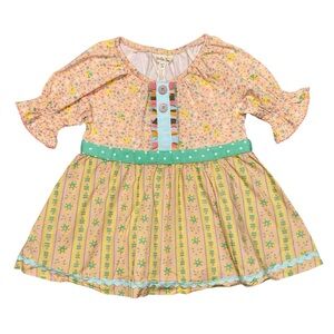 MATILDA JANE Dream Chasers Play Outside Tunic Top Easter Chicks Girls Size 6
